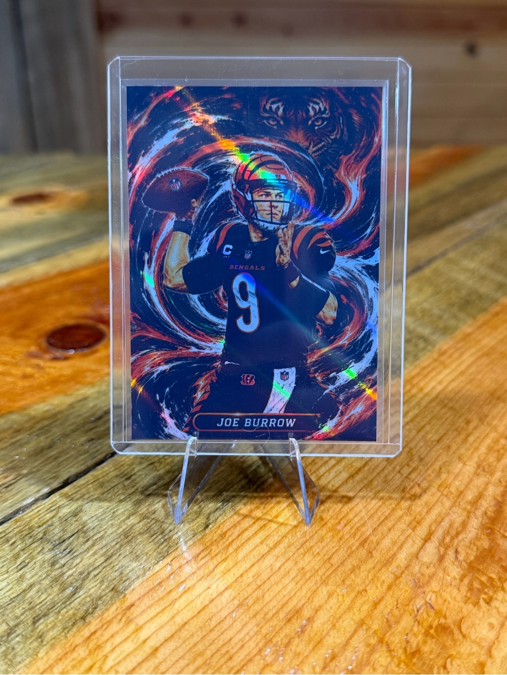 Joe Burrow Cincinnati Bengals Custom Football Card